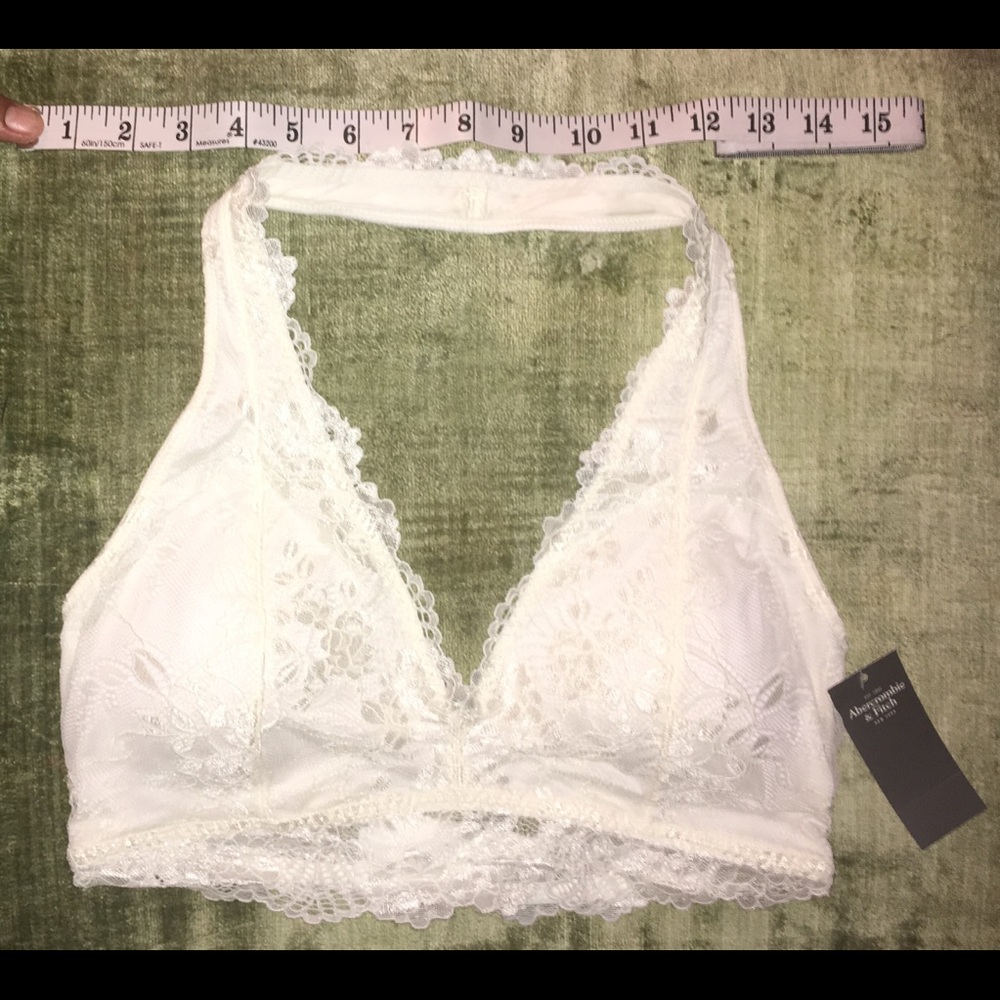 NWT Abercrombie & Fitch lace halter bra